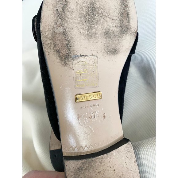 Gucci Marmont Black Suede Slippers, size 37 - Picture 3 of 8